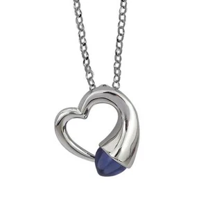 Collana Donna BOCCADAMO KGR035L in Bronzo con Cuore Contrariè e Pietre - Imagen 1 de 2