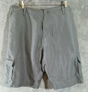 Pantalones cortos de carga Burnside para hombre 36 bolsillos grises informales - Imagen 1 de 8