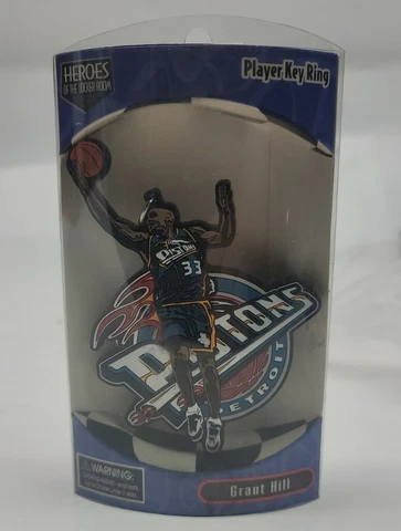 GRANT HILL HEROES OF THE LOCKER ROOM KEYCHAIN DETROIT PISTONS NEW Cover