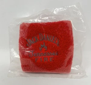 Jack Daniels Tennessee Fire Wrist Sweat Band - Red - Picture 1 of 1