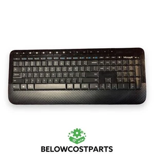 Microsoft 1477 X823055-0001 Black Wireless 2000 QWERTY Keyboard No USB- No Mouse - Picture 1 of 5