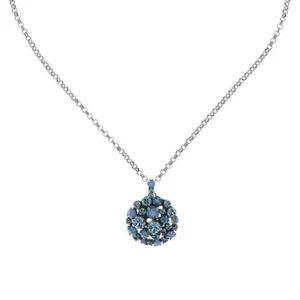 Onplott Necklace Ballroom Blue Antique Silver - Picture 1 of 3