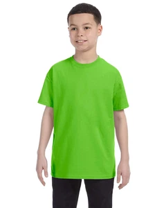 3 Pack Of Gildan G500B Youth Solid Heavy Cotton Tee Plain Blank Casual T-Shirt - Picture 1 of 52