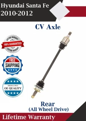 Nuevo eje trasero OE para Hyundai Santa Fe 2010-2012 4X4 garantía de por vida Foto 1 de 4