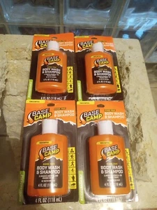 (4) Pack Dead Down Wind Body Wash Hair Shampoo Unscented Eliminates Odors 4 0Z - Picture 1 of 3