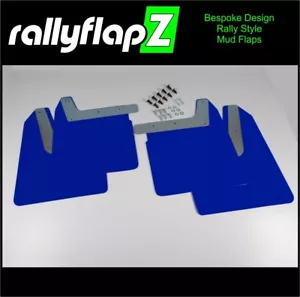 rallyflapZ | Mud Flaps & Fixings FITS: Subaru Impreza WRX|STI 01-07 BLUE 4mm *G - Picture 1 of 2
