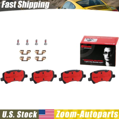 Conjunto de pastilhas de freio a disco traseiras de cerâmica para Land Rover LR2 Volvo S60 S80 V70 XC60 Brembo - Imagem 1 de 4