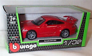 Porsche 911 GT2 In Red 1:32 Scale Diecast burago New in Box