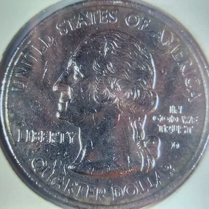2001 D 25C 'Vermont' On Reverse U.S. quarter coin - Picture 1 of 4
