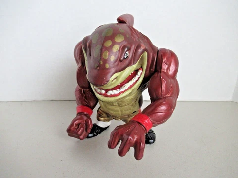1994 Street Wise Designs Mattel Street Sharks Big Slammu w/Fin 6" Tall Series 1 Cover