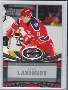 2004/05 UD HOCKEY ALL-WORLD EDITION EURO LEGENDS IGOR LARIONOV 110 - Picture 1 of 1