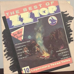 ZZ Top The Best of ZZ Top 10 Legendary Texas Tales London Promo Vinyl Record LP! - Picture 1 of 4