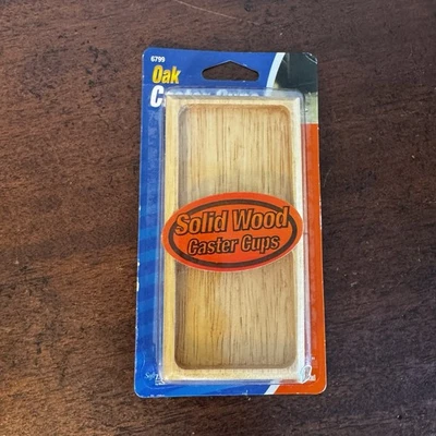 WAXMAN OAK CASTER CUPS - NOS   #6799 - 4- 2” Casters - Imagem 1 de 4