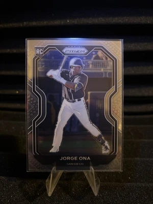 2021 Panini Prizm Baseball Base Cards. Jorge Ona #209 - Image 1 of 2