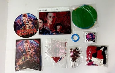 new STRANGER THINGS BIRTHDAY SUPPLIES LOT banner balloons toppers stickers decor - Image 1 of 4