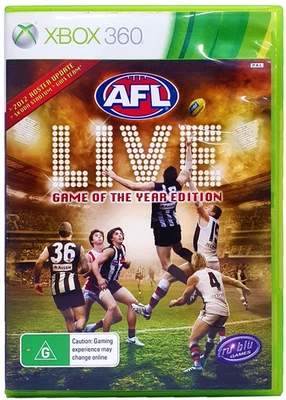 AFL Live GOTY Edition XBOX 360 PAL XBOX360 - Image 1 of 2