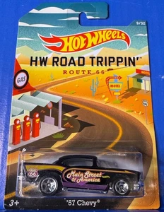 Hot Wheels HW Road Trippin '57 Chevy Route 66 2014 - Imagen 1 de 1