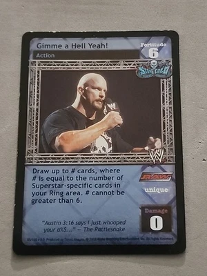 WWE RAW DEAL GIMME A HELL YEAH! STONE COLD SCSA  - Image 1 of 2