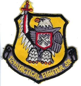 PATCH USAF 12° CACCIA TATTICO SQ TFS KADENA AB JT36 - Foto 1 di 1
