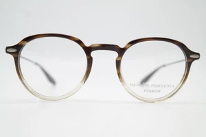 Gafas BARTÓN PERREIRA ELON TITANIUM Marrón Transparente Plata Ovaladas Nuevas - Imagen 1 de 6