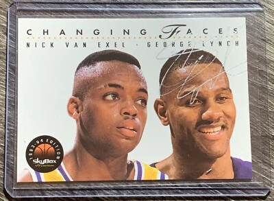 1993-94 Skybox Premium #304 ДЖОРДЖ ЛИНЧ 🏀 автограф 🏀 LAKERS 🏀 Бесплатная доставка 🏀 - Изображение 1 из 3