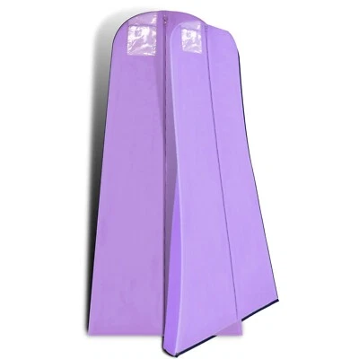 HOESH INTERNATIONAL LTD Hoesh LILAC Breathable 72" Long Bridal Clothes Wedding Dress Cover Garment Bags