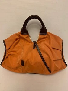 CHRISTIAN LIVINGSTON Orange/brown Tote BAG Coloring lining - Picture 1 of 8