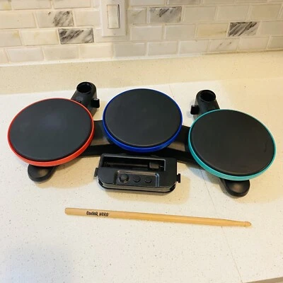 Wii Guitar Hero Activision Drum Set Activision Red Octane 95521808 Tested Works - Image 1 of 4