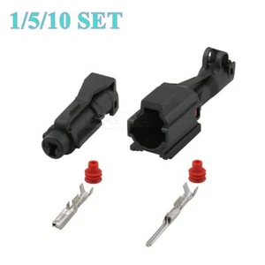 1 Pin/Way KET Automotive Car Headlight Male Female Waterproof Connector Plug Kit - Picture 1 of 4