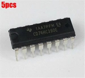 5Pcs DIP-16 74HC390 HC390 Chip DIP16 New Ic to - Picture 1 of 2