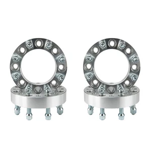 4x Wheel Spacers 1.5“ 8x6.5 to 8x6.5 For Chevrolet Silverado 2500 3500 GMC Humme - Picture 1 of 11