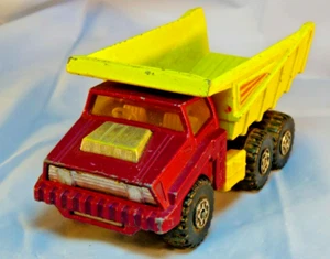 Matchbox Superkings Big Tipper Truck Dumping Action Lorry Toy Vintage 1973 K-4 - Picture 1 of 12