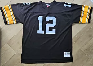 Size 3XL Pittsburgh Steelers Terry Bradshaw 12 1976 Jersey Mitchell n Ness - Picture 1 of 6