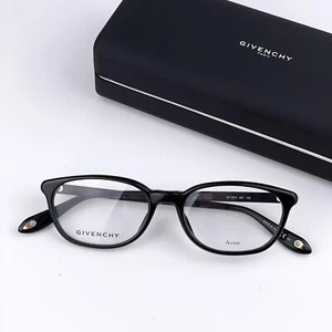 Givenchy Women Eyeglasses Black Demo Rectangular GV0074 0807 NEW - Picture 1 of 13