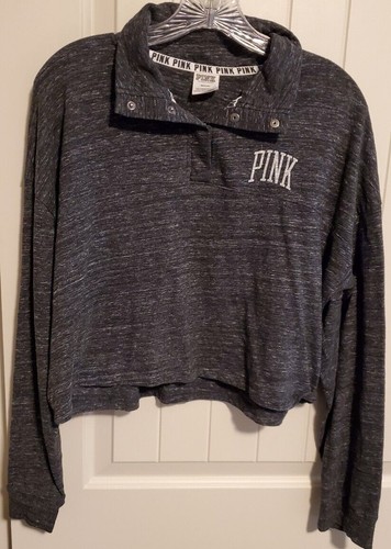 UNDERCOVER Felpa con cappuccio rosa Victoria's Secret donna taglia M grigia