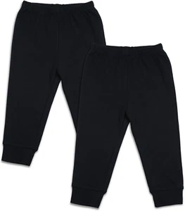 Solid Baby Sweatpants, Unisex Baby Toddler Cotton Crawling Pants for Newborn Boy - Picture 1 of 12