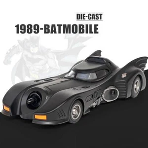1:18 1989 Batmobile Die-Cast Auto mit Fledermaus Figur, Spielzeug für Kinder und Erwachsene, - Bild 1 von 24