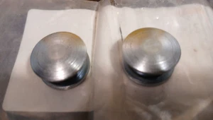 Harley Davidson Hand Grip End Plugs 53-61 Panhead Flathead Hummer S-165 57-61 XL - Picture 1 of 3