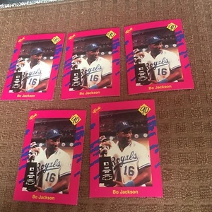 1990 Bo Jackson Classic #T25 Update Pink Travel Edition 5 Card Lot - Picture 1 of 3