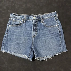 Vintage Gap Denim Womens High Waisted Shorts Kanye Cut-Off Size 29” Waist - Picture 1 of 9