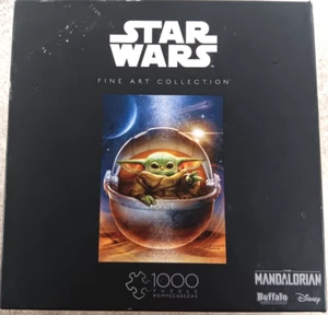 Galactic Child NEW 1000 Piece Jigsaw Puzzle Star Wars Fine Art Collection Disney - Picture 1 of 4