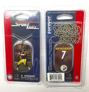 Pittsburgh Steelers Ben Roethlisberger Photo Dog Tag Necklace - NFL Licensed  - Picture 1 of 3