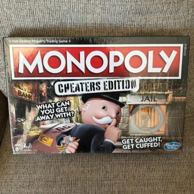 Hasbro Monopoly Cheaters Edition 2018 Brettspiel Kinder Familie Spaß NEU VERSIEGELT - Bild 1 von 4
