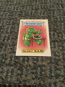 THE GARBAGE GANG SERIES 1 AUS #38a SLIMY SAM 1985 REGINA TOPPS - Picture 1 of 2