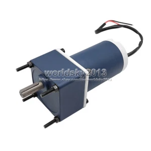 1 pieza DC12V 24V 10-1000 rpm caja de cambios de par grande motor de engranaje de reducción de velocidad CW/CCW - Imagen 1 de 8
