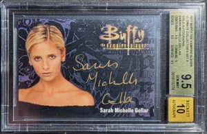 2017 Buffy Ultimate Set 3 Sarah Michelle Gellar Gold Autograph BGS 9.5 Auto 10 - Picture 1 of 1
