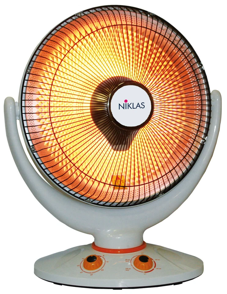 STUFA STUFETTA ELETTRICA ALOGENA OSCILLANTE NIKLAS 1000W (50912) - Immagine 1 di 1