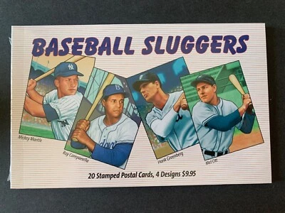 US Stamps SC# UX459a Baseball Sluggers 24c Postal Cards Booklet of 20 MNH 2006 - Image 1 of 2