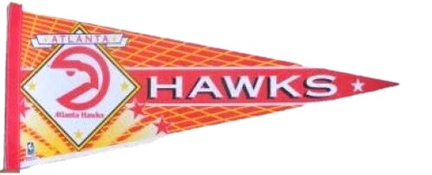 Hawks Pennant & Pro Sleeve Atlanta NBA Basketball BGS Cover