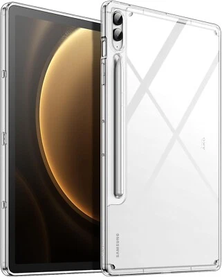 JETech Clear Case for Samsung Galaxy Tab S9 FE Plus 12.4-Inch, Anti-Yellowing - Image 1 of 4